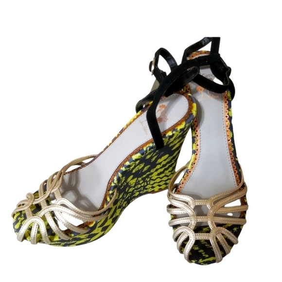 New Strappy wedge Circle by Sam Edelman sandals size 8.5M - Picture 1 of 14